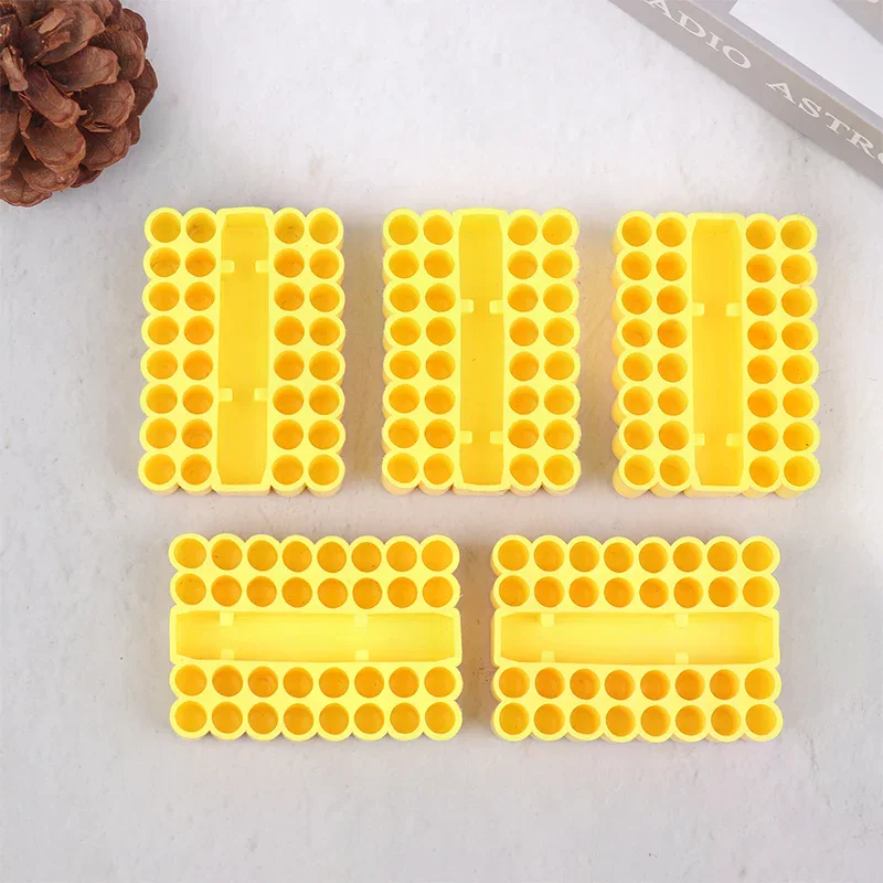 1/2/5pcs Bit Holder 32 Holes Bit Hex Shank Organiser Screwdriver Bit Holder Drill For Storage For 6.35MM Shank Storage Box