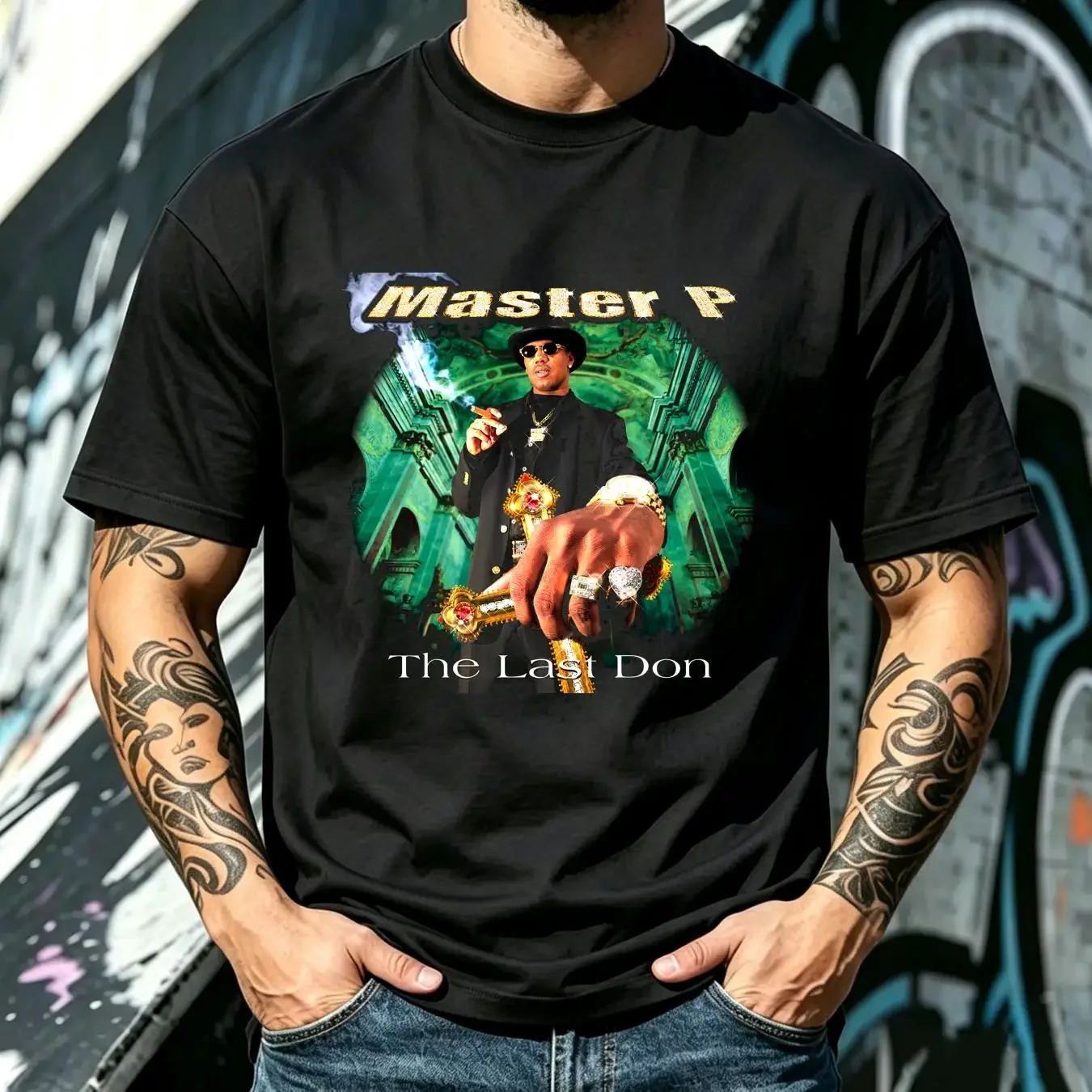 washed T Shirt hot Master P signature s 5xl all size independence day vintage Washed Casual Comfortable graphic Versatile
