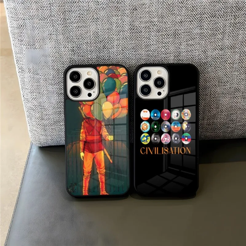 

Orelsan Civilization Phone Case PC+TPU For Iphone 14ProMax 15 11 12 13 Pro Xs Max Mini Xr X 7 8 6 6s Plus Cover