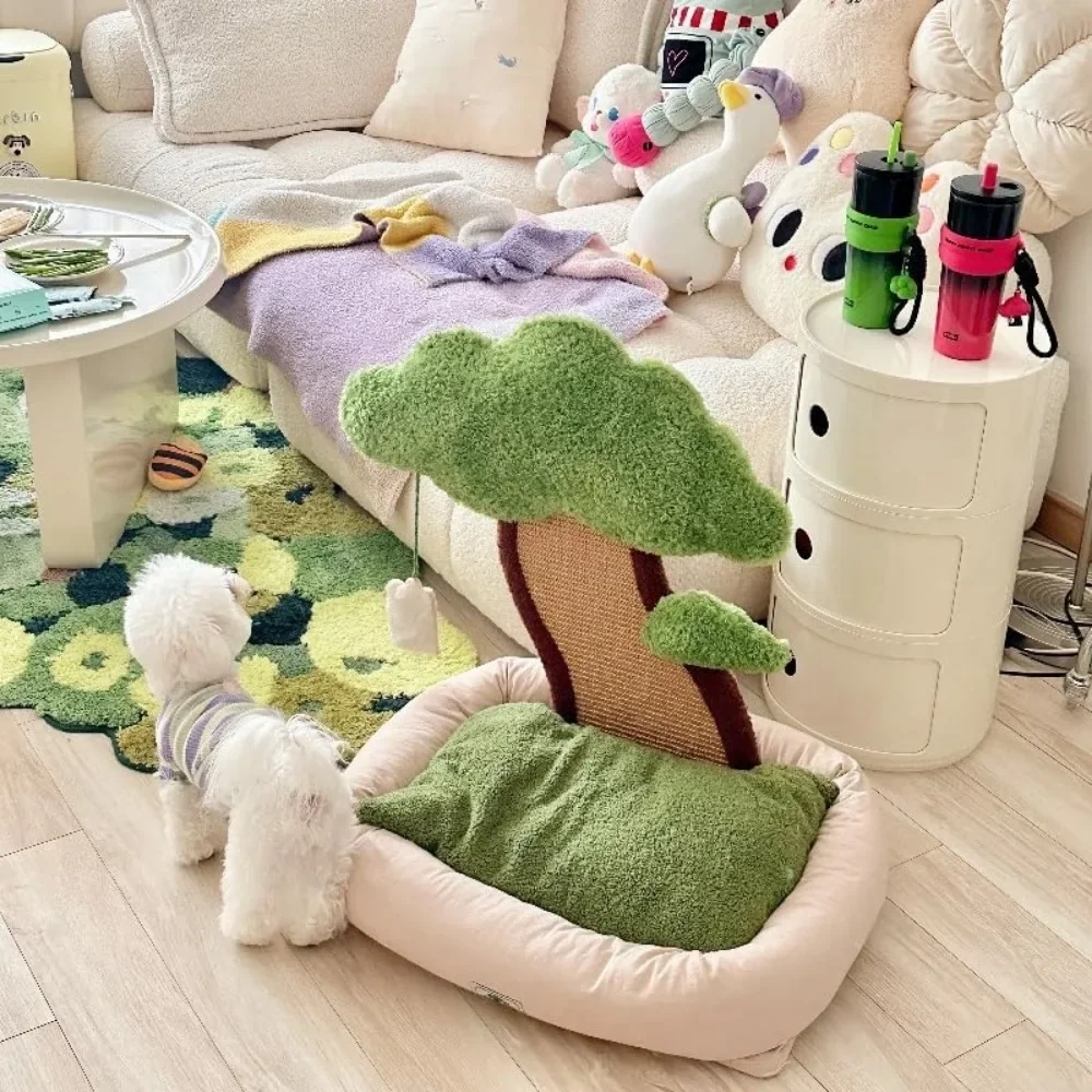 Imagem -04 - Árvore de Interior para Cães e Gatos Tree Tower para Pet Cama Brinquedo Kitten Activity Tent Home Garden Products