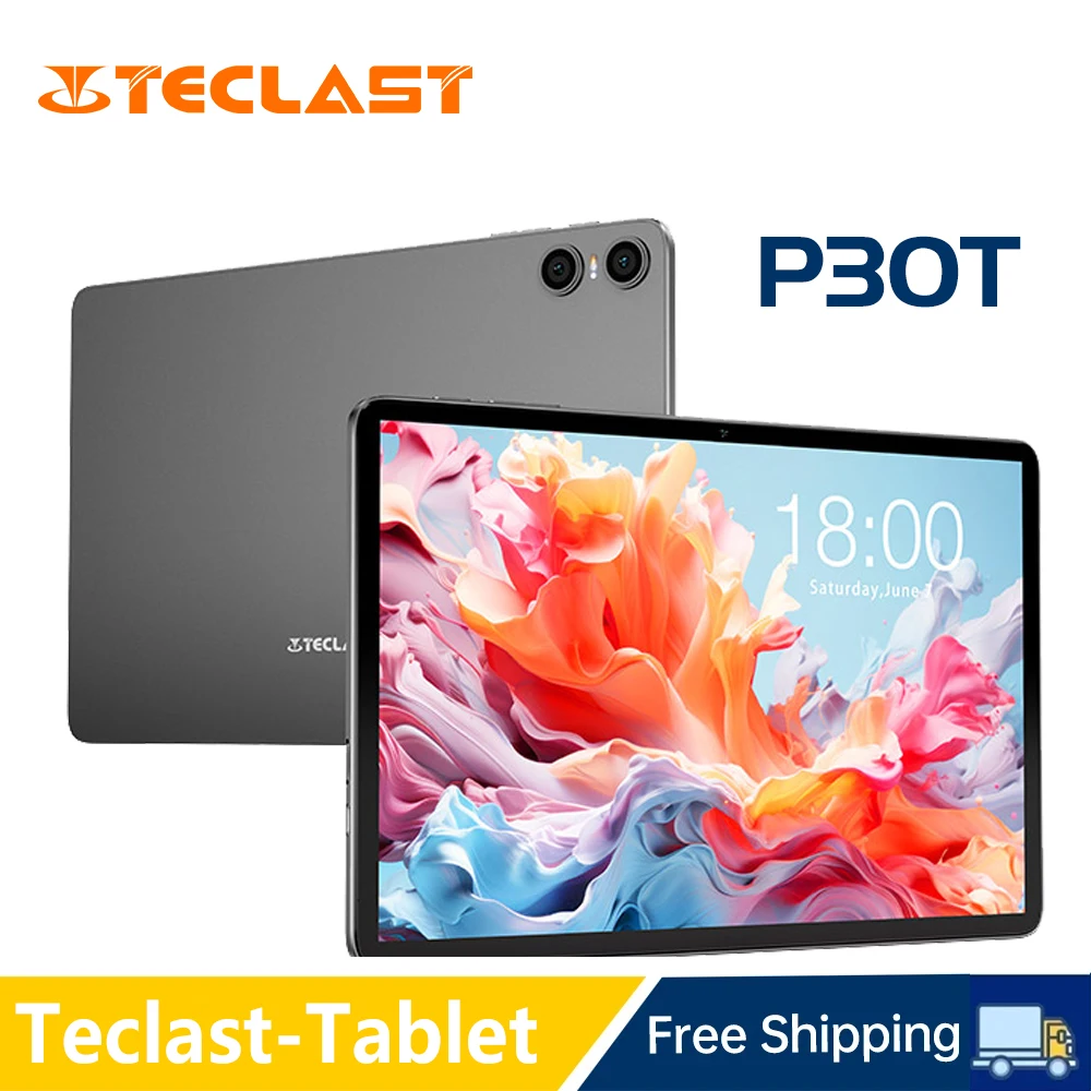 Teclast P30T 2025 Tablet A523 8-core 1.8GHz/10GB(4GB+6GB)RAM/128GB ROM/10.1 inch 1280X800iPS TDDI/WIFI/BT5.0/6000mAh/T