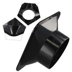 100-300mm ABS Flange Duct Fan Hose Connector Air Ventilation Adapter For Home Hood Ventilator Pipes Connecting Exhaust Outlet
