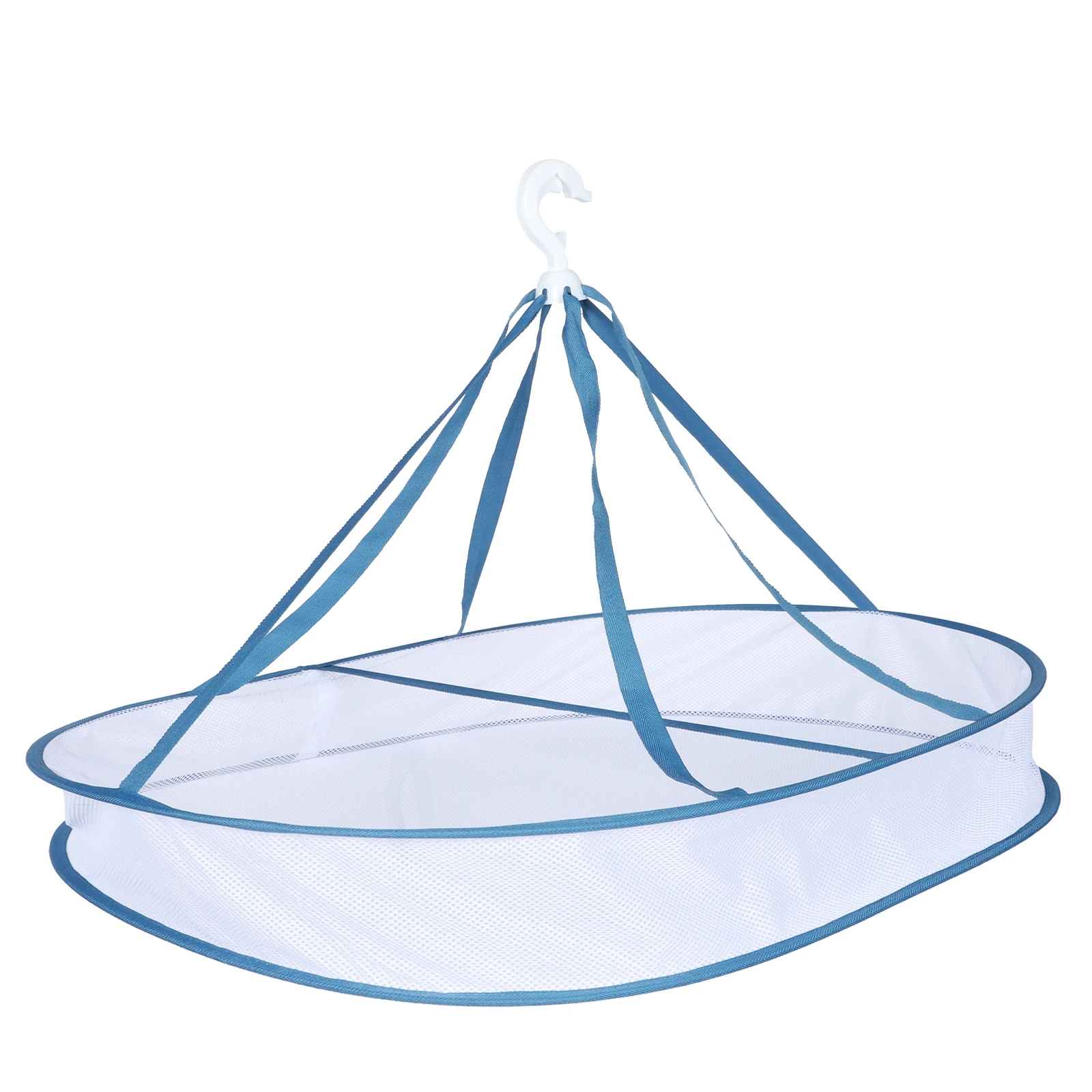 

Drying Net Bag Folding Basket Home Use Clothing Simple Outdoor Hanger Container Fabric Lightweight Storage Laundry Hanging