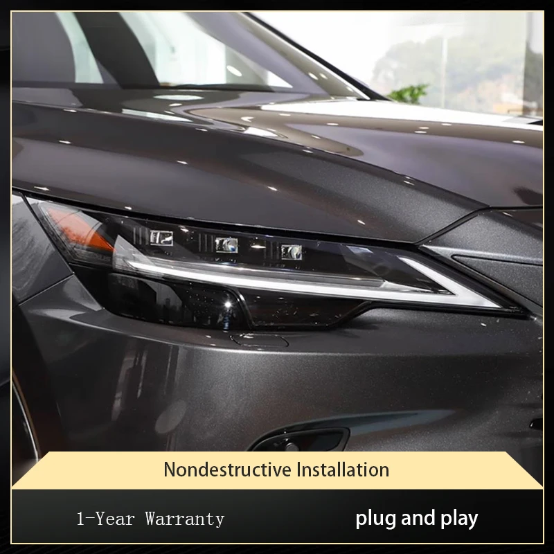 تشغيل ضوء السيارات ل 2023 سيارات 12 فولت لكزس RX350 المصباح LED Drl عالية تكوين ضوء النهار تحول الملحقات أدوات المصباح الأمامي