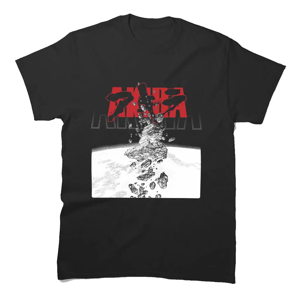 

Vintage Akira Singularity Anime T Shirt Cyberpunk Manga Neo-Tokyo City explosion Graphic clothes cyber mecha All size tops S-6XL