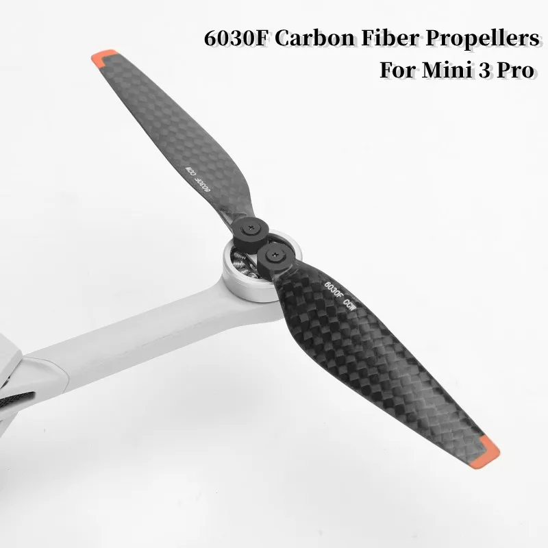 

For Mini 3 Pro 6030F Carbon Fiber Propellers High Hardness Lightweight Lower Noise Replacement Blades Drone Accessories