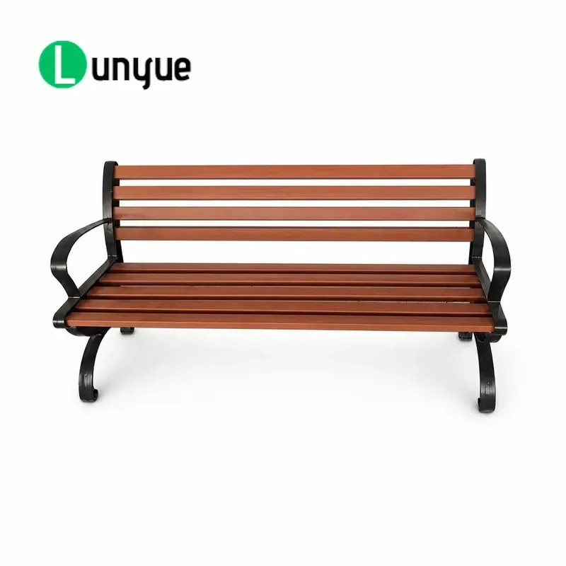Modern Outdoor Aluminium Park Bench Durable Eco Friendly Garden Furniture for School Public Space Weather Resistant Seating