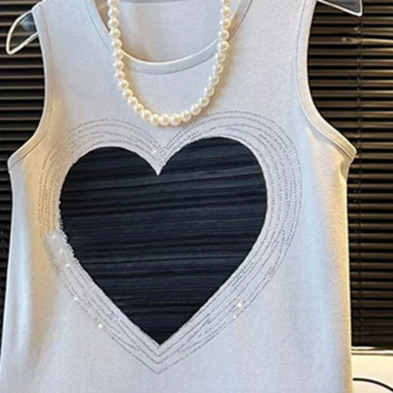 Summer Girls Dress 2024 New Casual and Comfortable Design Solid Color Lace Heart Dress Fashion Loose Girls Clothing for Outdoor image 2