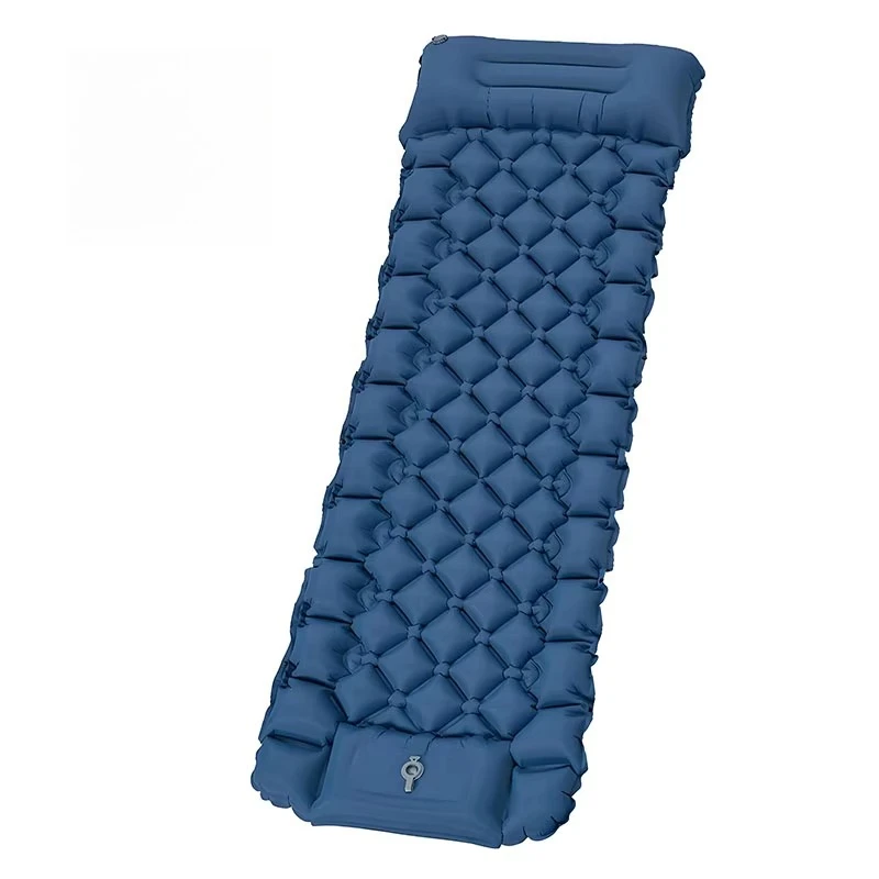 Hot Selling Compact Ultralight Inflatable Camping Sleeping Pad With Built-in Foot Pump Air Mattress Camping Sleeping Mat