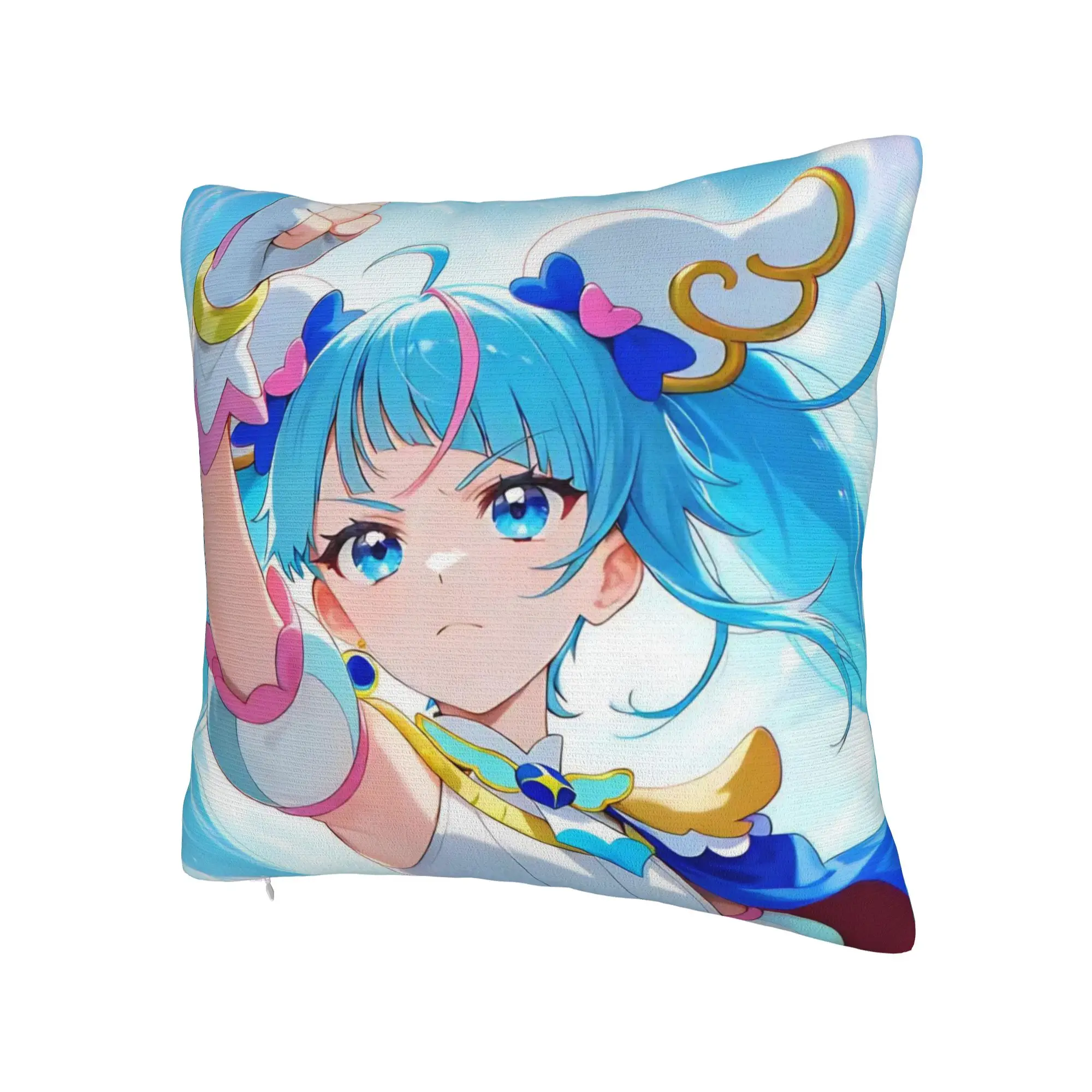 Soaring Sky Pretty Cure Pillow Cover Merch Printed Cushion Cover Decor  Pillow Case Cover Home Multi-Size