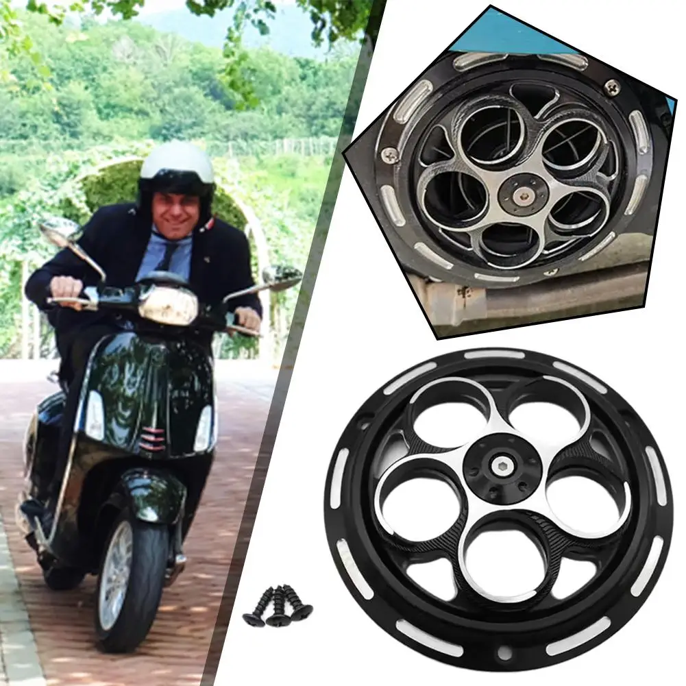 Motorcycle Rotating Cooling Fan Cover for vespa Sprint Primavera 150 2013-2021 Rotating Cooling Fan Cover