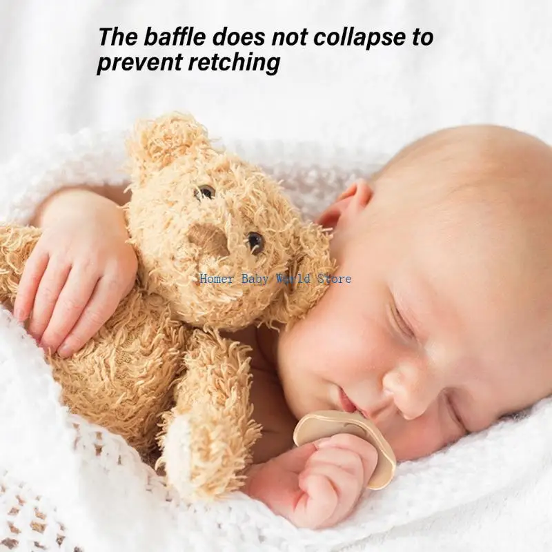 B2QD อัพเกรดซิลิโคนเด็กทารกที่อ่อนนุ่มและยืดหยุ่นทารกแรกเกิดของเล่นของเล่นเด็กหมากฝรั่งมิชชั่นซิลิโคนเห็ดรูปร่างฟัน