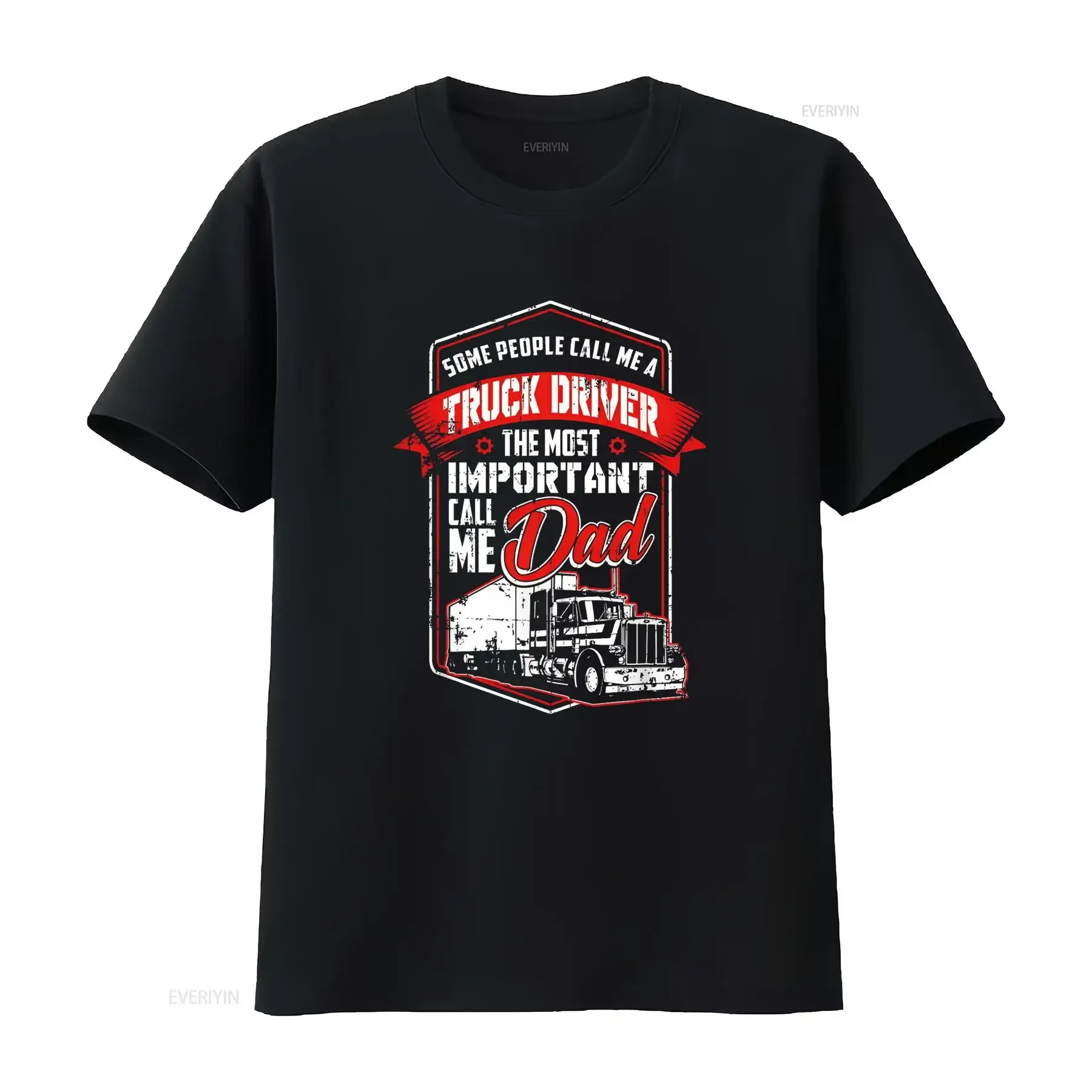 

Funny Semi Truck Driver Design For Truckers and Dads T Shirt vintage Washed Breathable Stretched Comfortable Versatile graphic