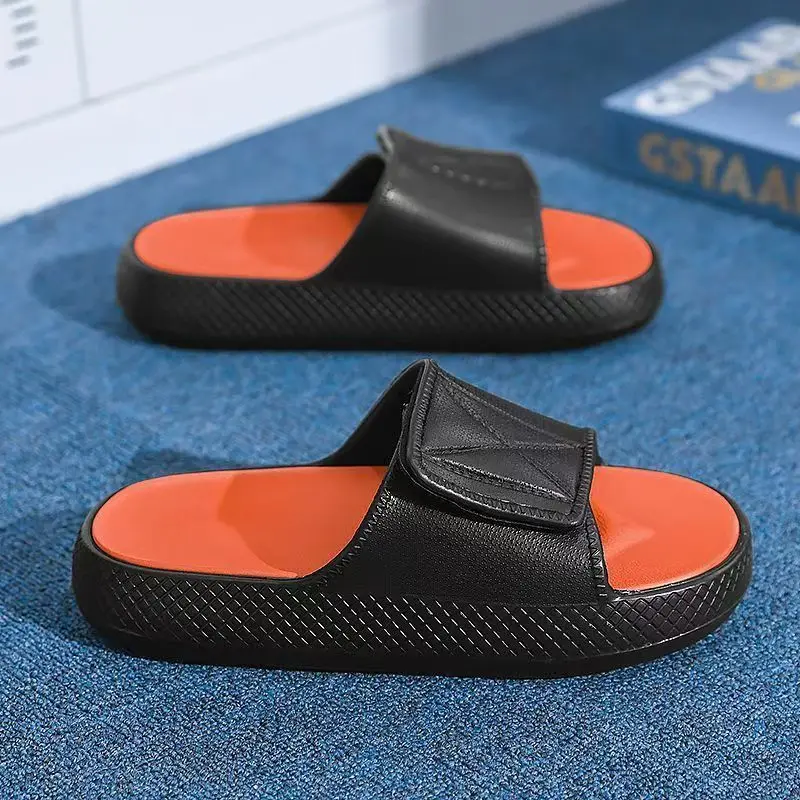 

2025 Summer soft-soled slippers for men, fashionable, personalized, comfortable, lightweight and anti-slip beach sandals