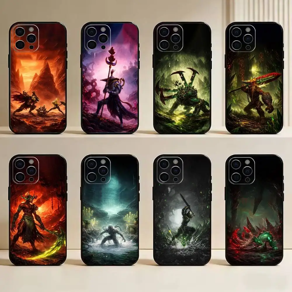 GRIME   Phone Case Silicone Soft For IPhone 17 16 15 14 13 12 11 X XR Plus Pro Max Plus