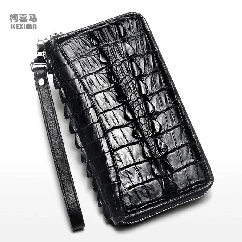 

keximayuan Crocodile skin Handbag male Crocodile skin wallet long Crocodile bag Hand bag male clutch bag