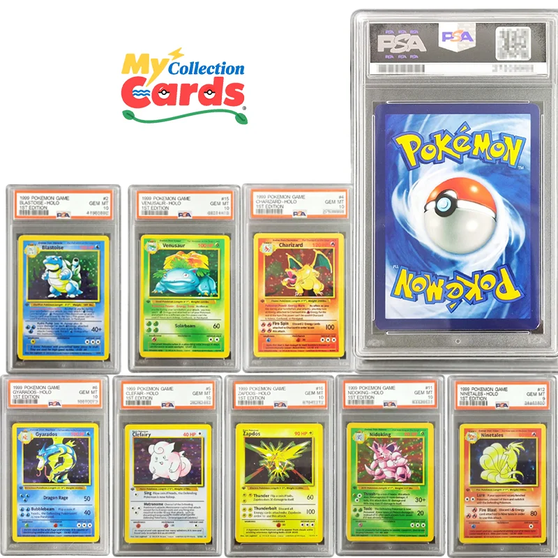 

Proxy Card 1999 Game 1St Edition Charizard Mewtwo Gyarados Blastoise Ninetales Gyarados Holo Grade 10 Collection Card