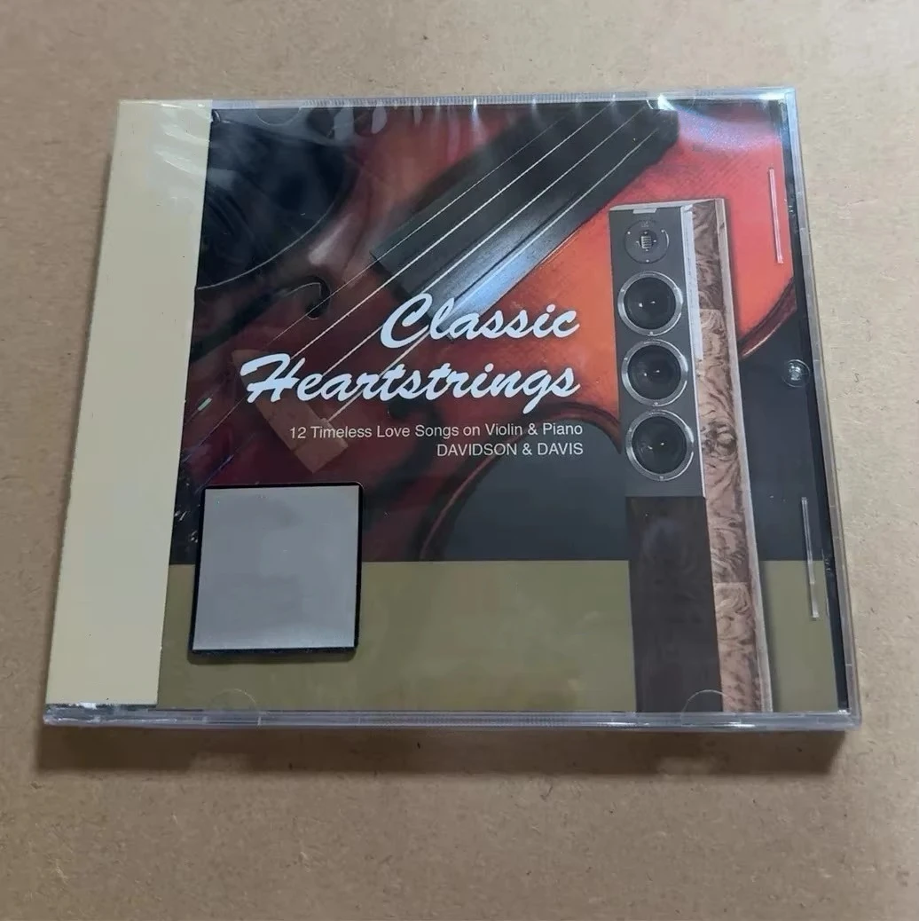 David Davidson Music CD Classic Heartstrings 12 Timeless Love Songs On Violin & Piano Album Music Record Cosplay Soundtracks Box