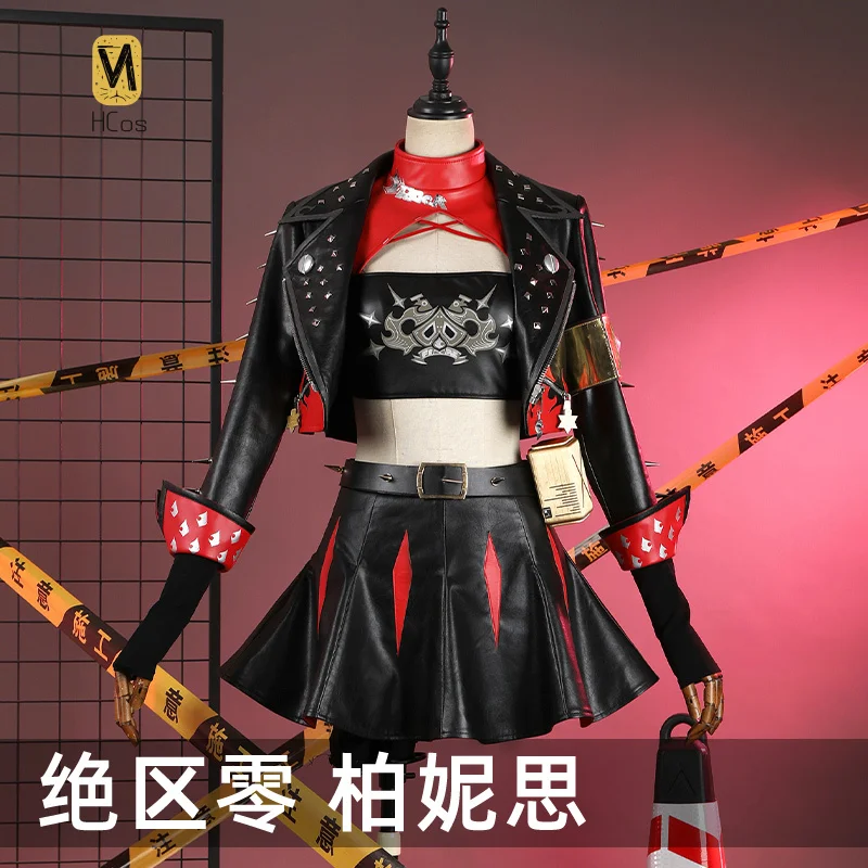 

HCos Zenless Zone Zero Burnice Whita Cosplay Costume Women Lolita Dress Halloween Carnival Uniform Anime Clothing Party