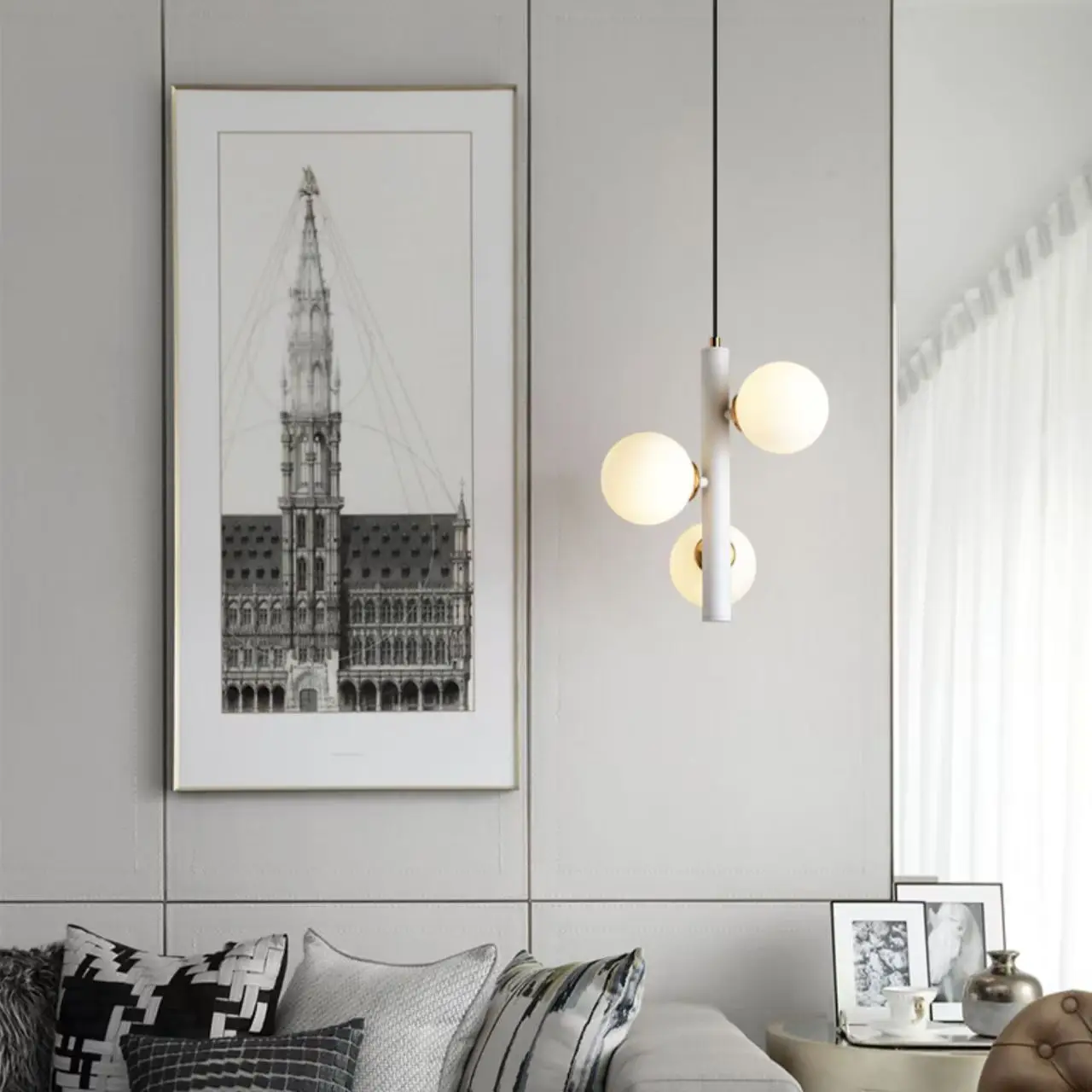 Nordic Restaurant Ceiling Pendant Light Bedside Hanging Lamps Dining Living Room Chandelier for Bedroom Indoor Lighting Fixtures