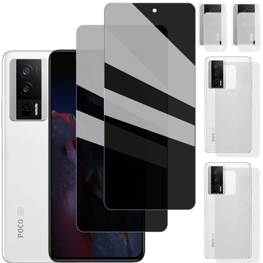 Poco F5 Privacy Glass Poco F5 pro anti-spy Screen Protector Poco X5 Pro 5g pelicula Poco X4 gt Anti-Peeping film Poco F4 tempered glass pocco m5s m5