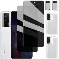 Poco F5 Privacy Glass Poco F5 pro anti-spy Screen Protector Poco X5 Pro 5g pelicula Poco X4 gt Anti-Peeping film Poco F4 tempered glass pocco m5s m5 AntiSpy Film Poco F5 gt global version camera PocoF5