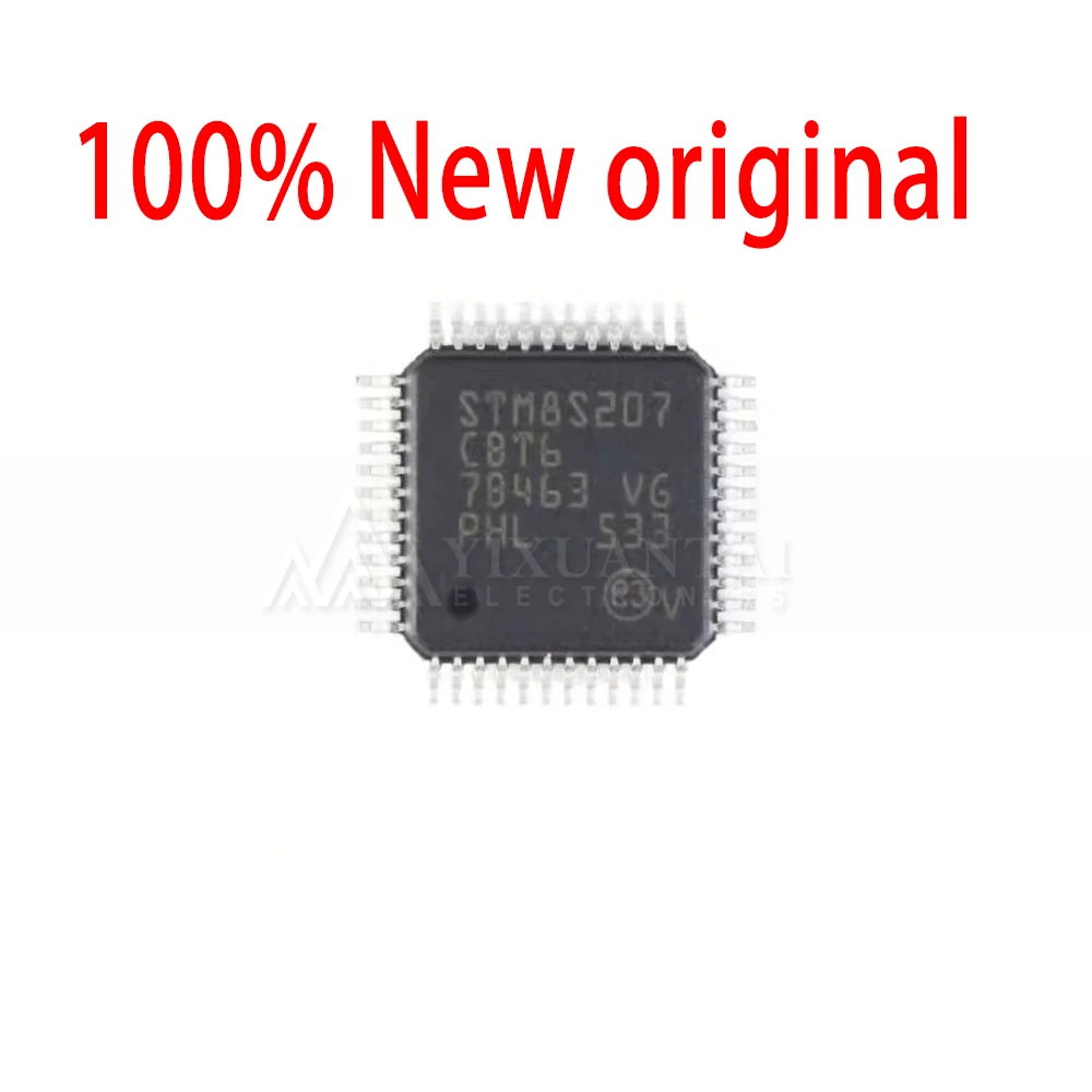 5pcs/lot STM8S207CBT6 STM8S207 8S207CBT6 QFP-48 100% New original