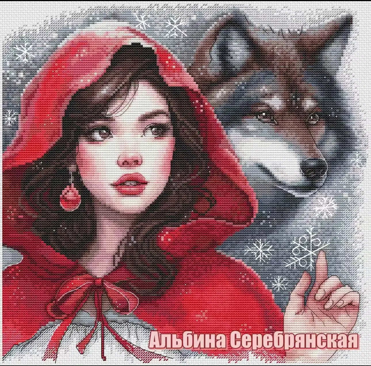 

Красная Шапочка, набор для вышивки крестом, хлопковая нить, наборы для вышивания, украшение дома, пейзаж, рукоделие