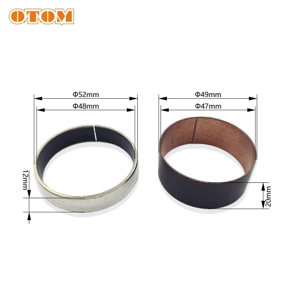 2006-2019 Motorcycle Front Fork Bushing WP 48mm Shock Absorption Maintenance Lining For KTM HUSQVARNA HUSABERG EXC SX-F TC TE FC