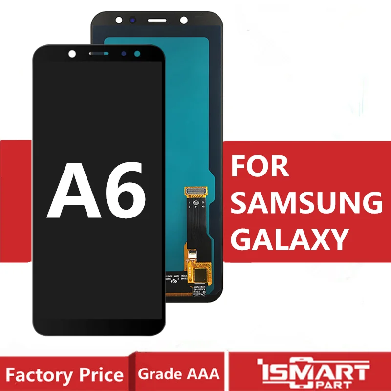 AMOLED For Samsung Galaxy A6 LCD Display Screen Touch Digitizer Assembly SM-A600F SM-A600FN TFT Repair Parts