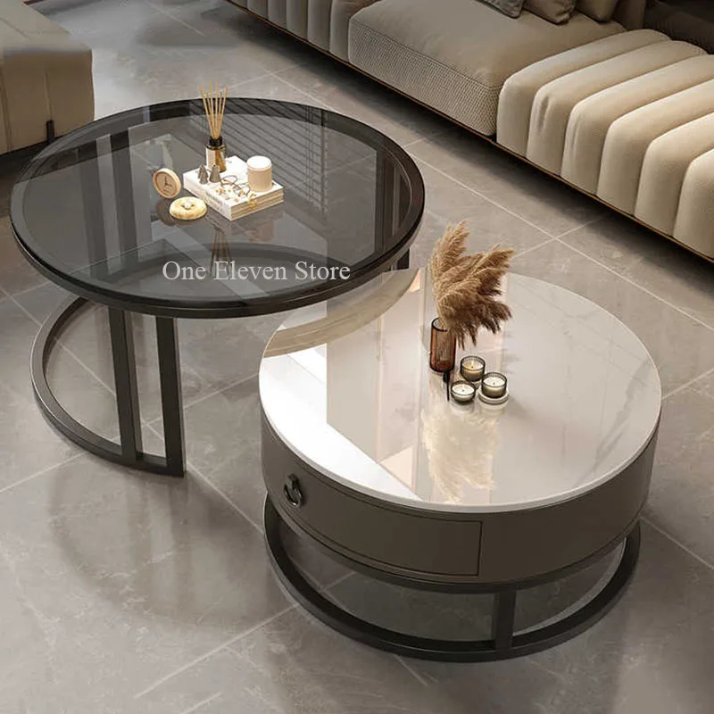 

Bedroom Coffee Tables Round Living Simplicity Side Modern Tea Dining Table Nordic Coffee Corner Table Basse Pour Salon Furniture