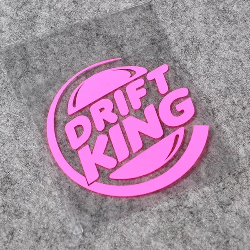 2pcs Safe Driving Drift King Motorcycle Locomotive Oil Tank Body Stickers Car Styling Vinyl Applique