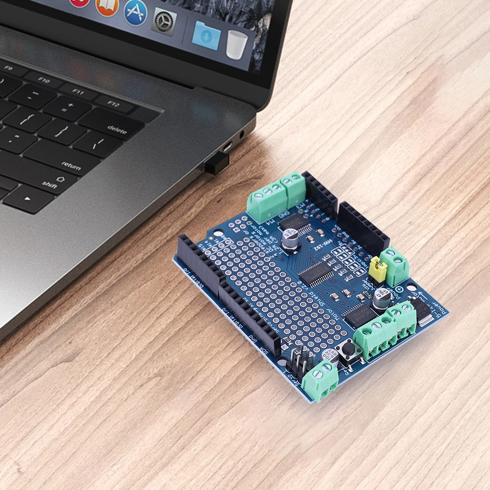 

Щит привода двигателя, щит V2, модуль сервопривода шагового двигателя постоянного тока TB6612 для робота Arduino Mega R3