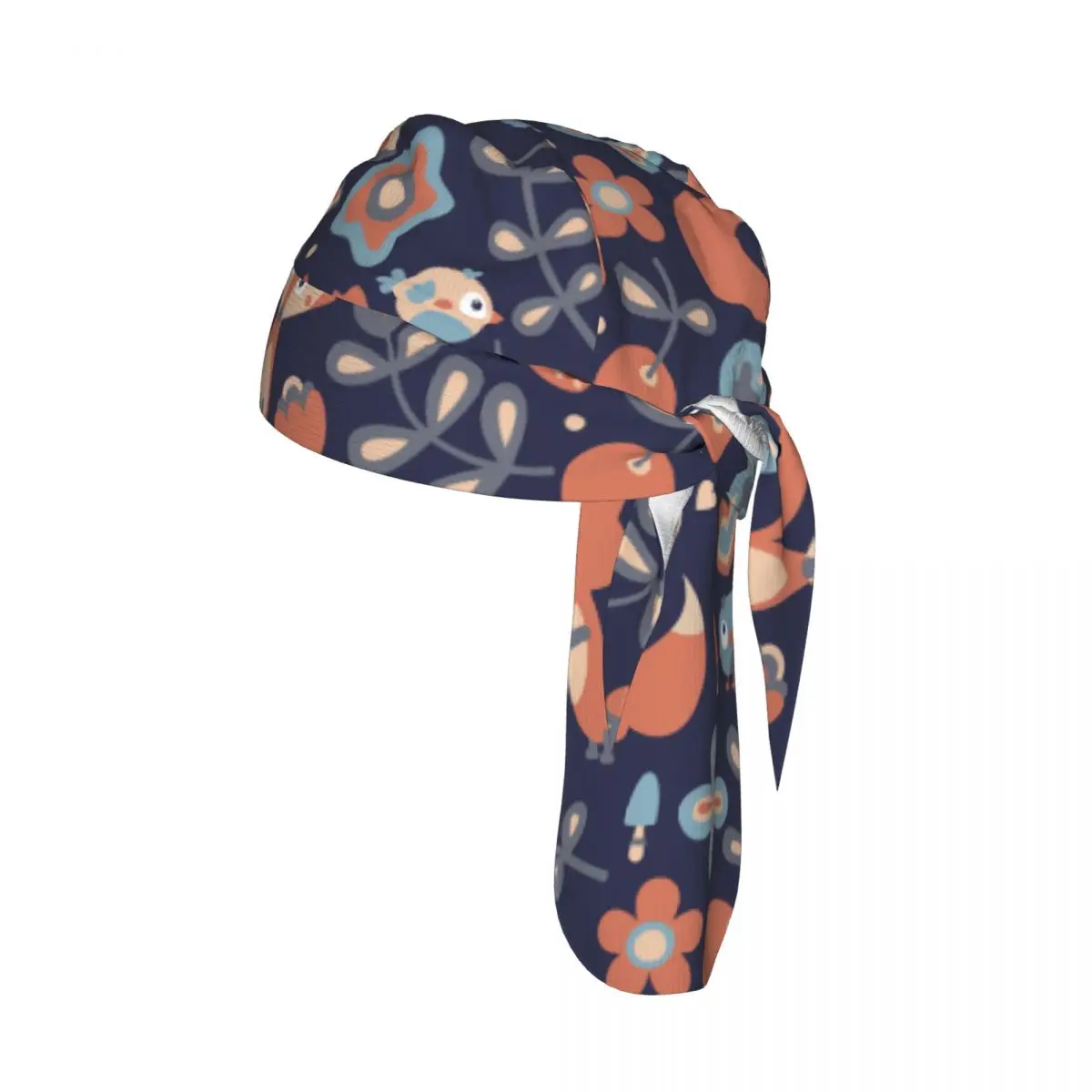 

Quick-drying Bandana Sun Protection Headscarf Cute Floral With Flowers Fox Birds Plants Strawberry Sport Running Cycling Cap