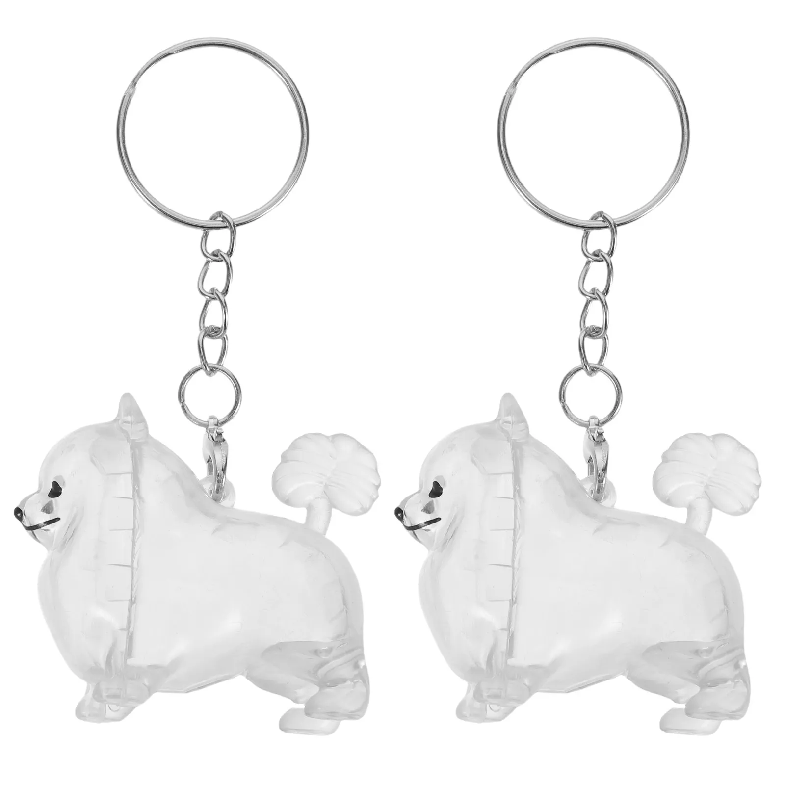 2 Piezas Caja de recuerdo compacta para pelo de mascotas, tipo llavero, para colección conmemorativa de perros y gatos, para uso diario y recuerdos preciados