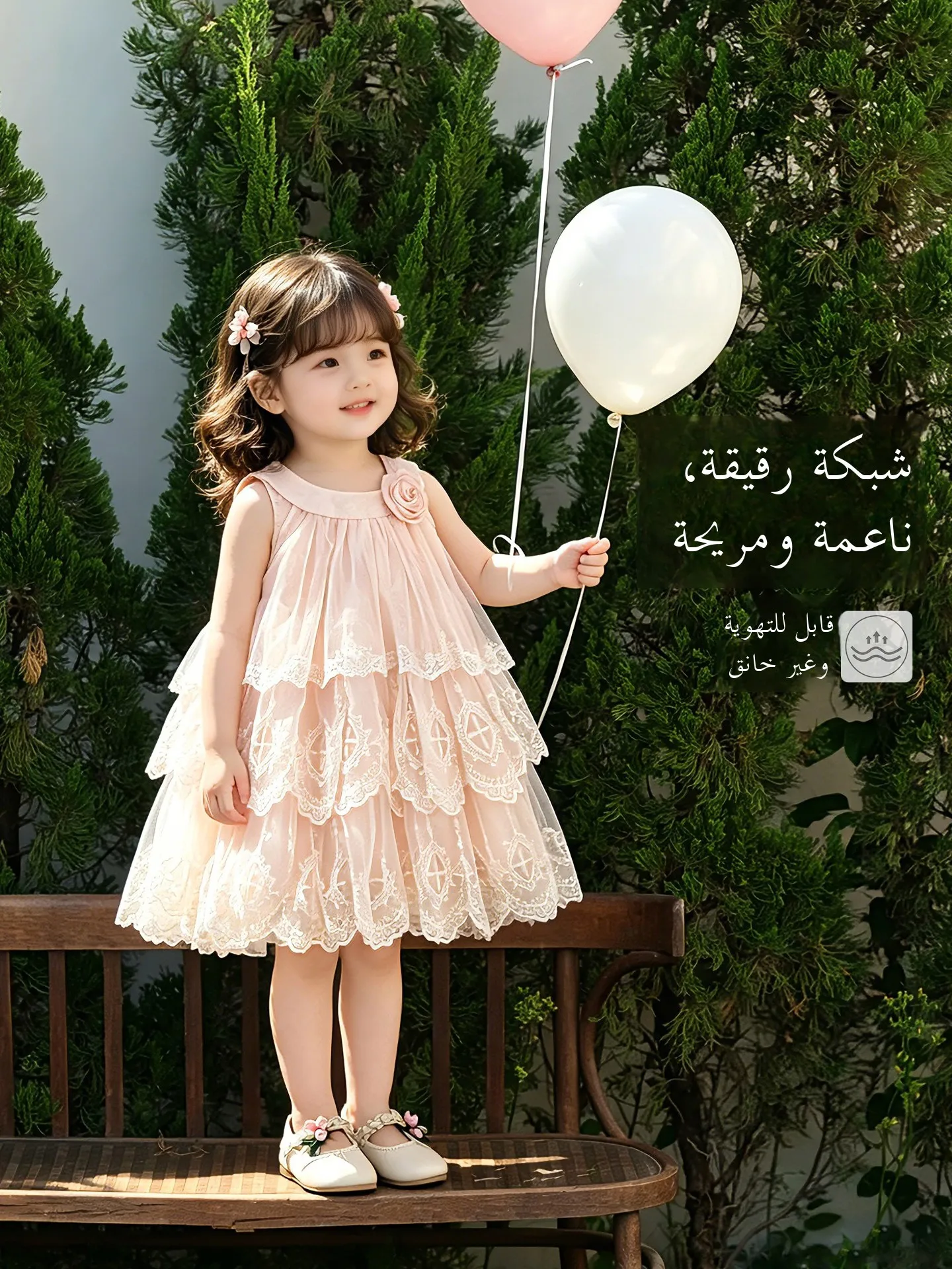 robe-de-princesse-rose-en-dentelle-style-doux-pour-filles-sans-manches-legere-et-respirante-longueur-mi-mollet-jupe-midi-douce-a-taille-mi-haute