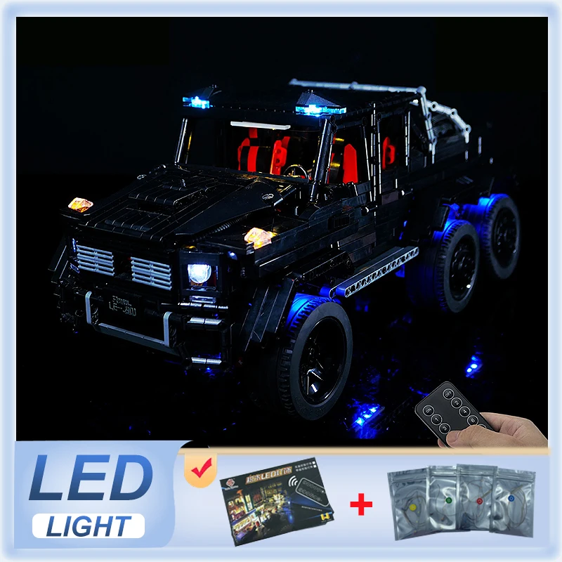 

DIY RC LED Light Kit For LEGO J901 6 x 6 big g SUV (Only LED Light,Without Blocks Model)