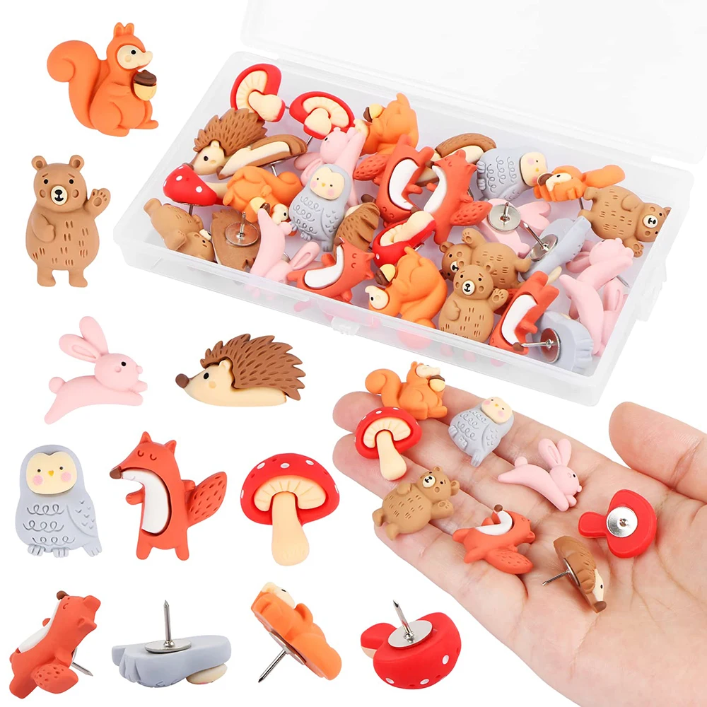 20Pcs Animals Push …