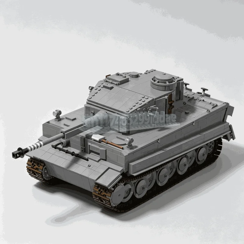 2318PCS Historical Tracked Vehicle Building Blocks Armored Display Model Detailed DIY Assembly Collection Creative Festival Gift