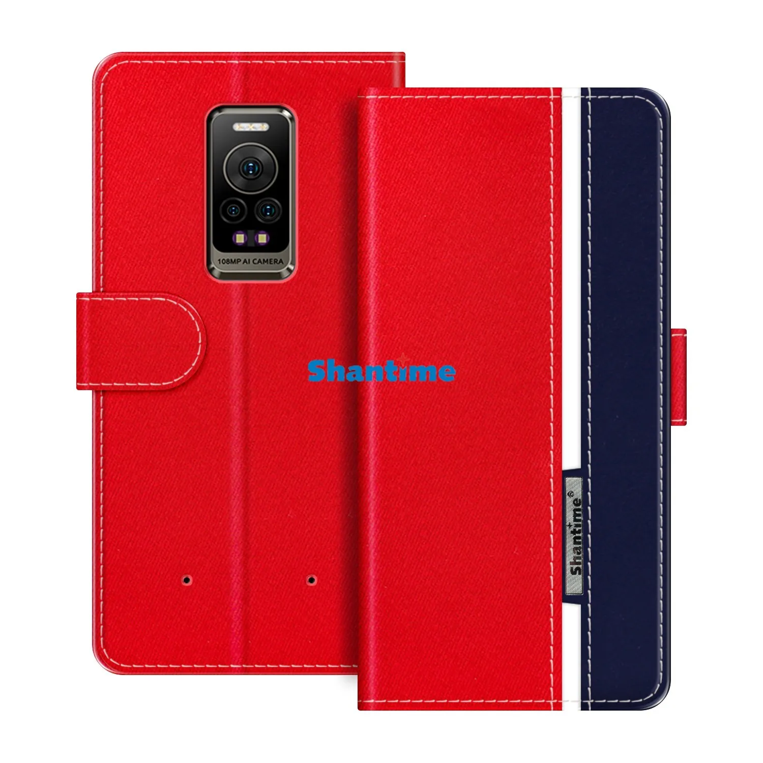 Compatible con AORO A17 funda protectora libro cartera funda para teléfono móvil funda plegable soporte funda para teléfono móvil