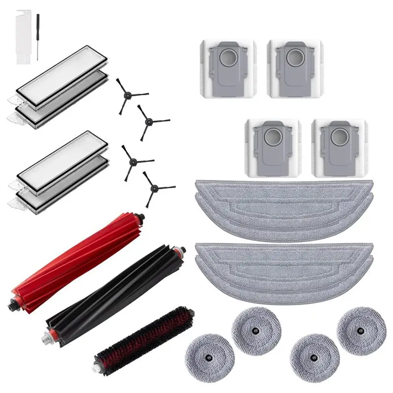 A64Z For Roborock S8 Maxv Ultra Main Side Brush Hepa Filter Mop Cloth Replacement Spare Parts