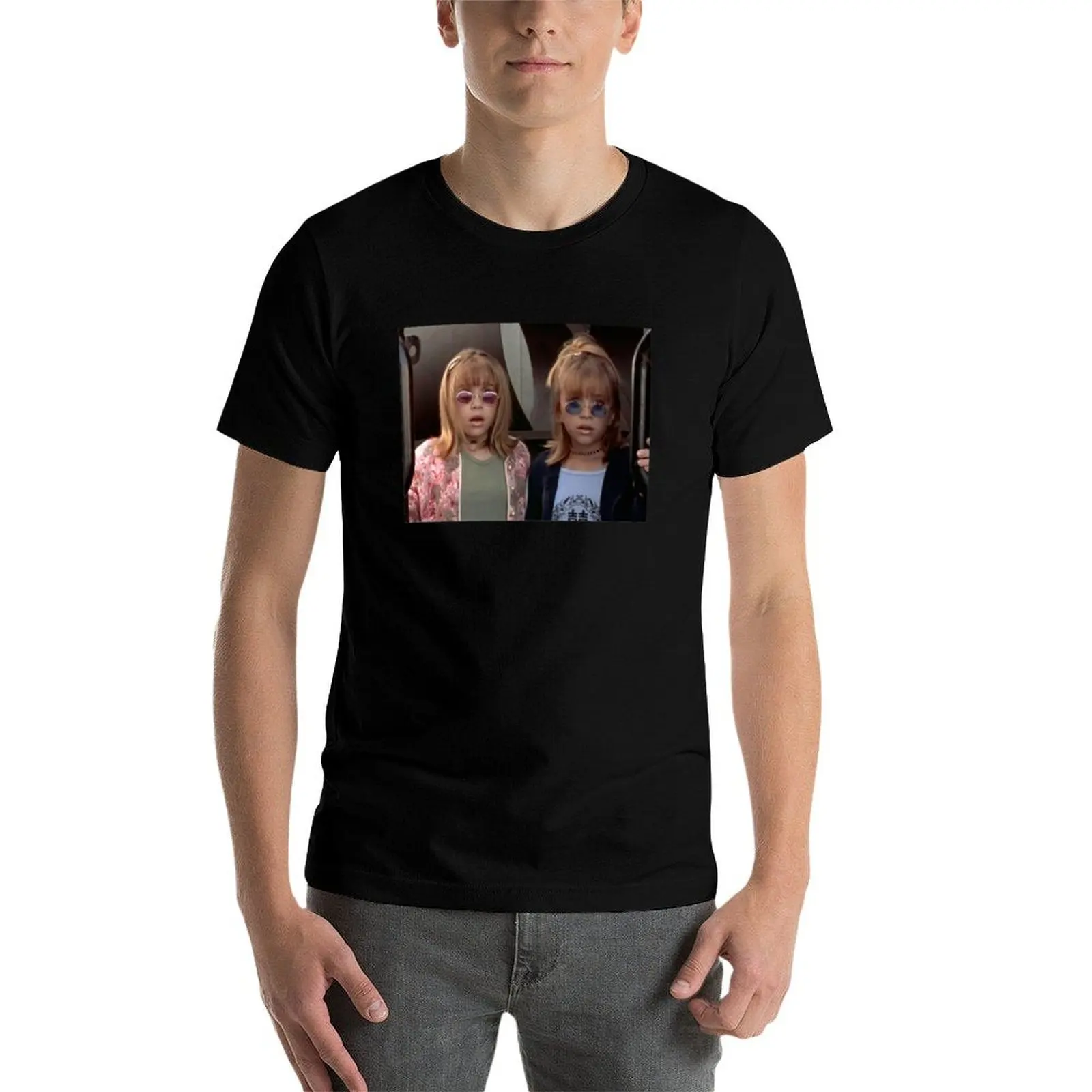 MaryKate e Ashley OlsenSimple Camicia grafica vintage Camicia unisexBest T-shirt magliette da uomo in cotone divertente T-shirt