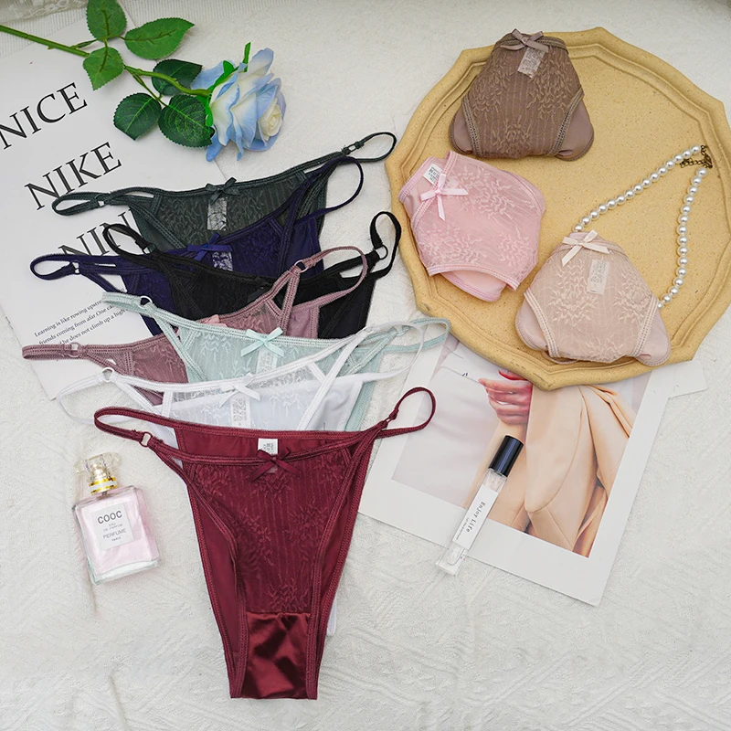 Women's Sexy Low-Waisted Thong Briefs