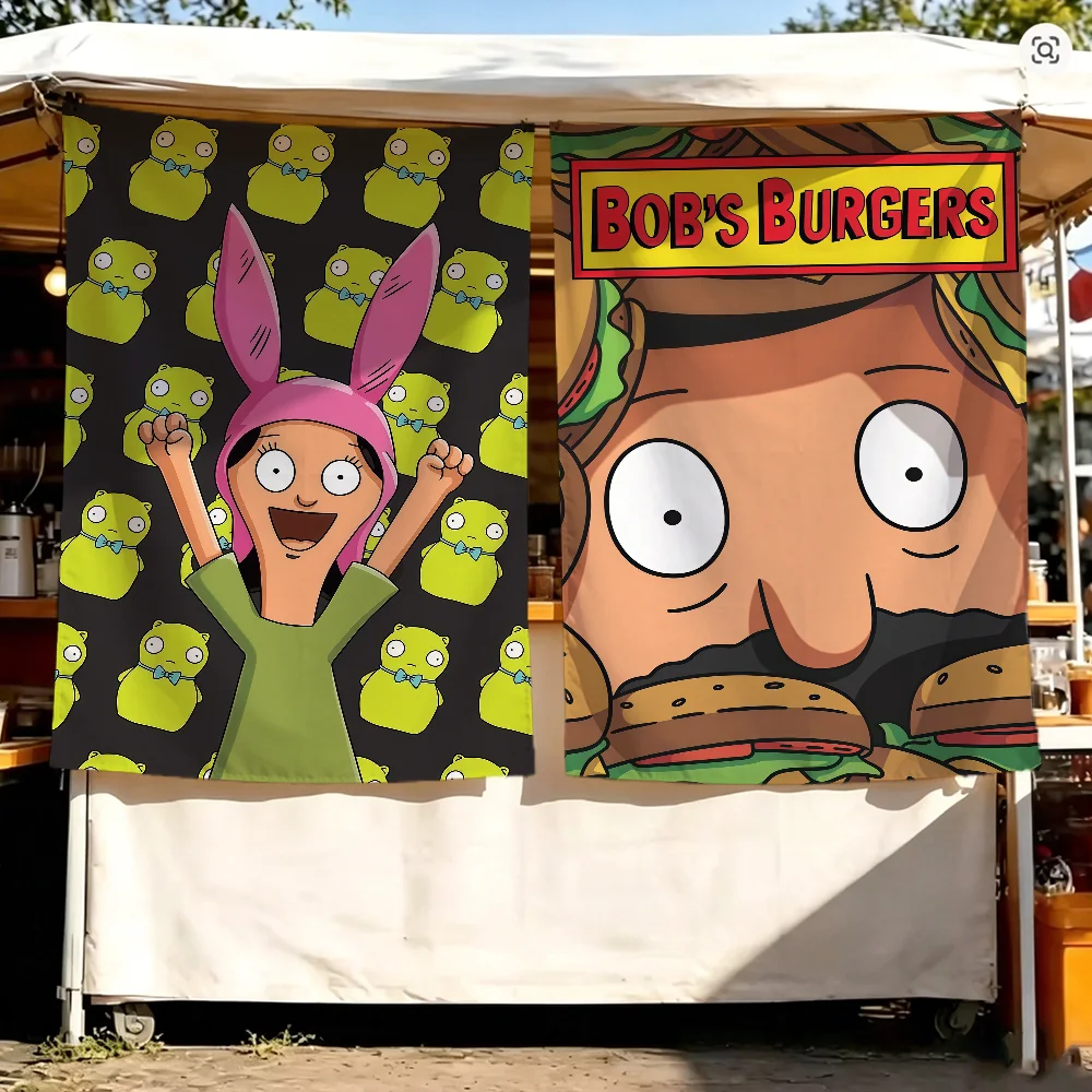 Animation Cartoon B-Bobs B-Burgers Flag For Living Room Hanging Home Dorm Decor Art Garage Bar Wall Club Live Decoration Banner