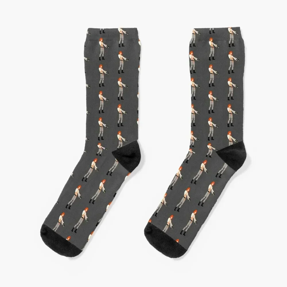 

The Fifth Element LeeLoo Socks Soccer man halloween Socks Female Men's