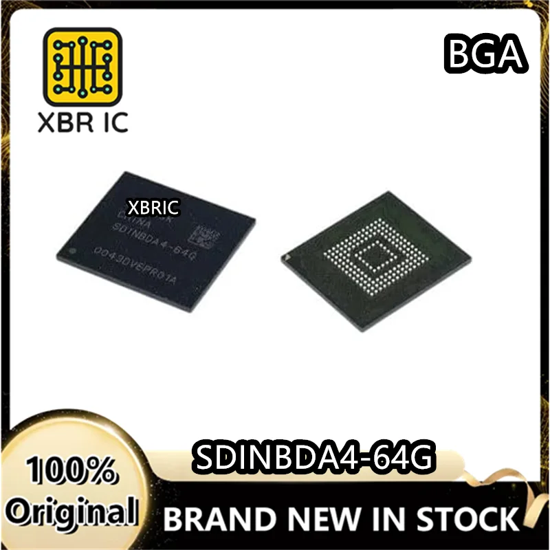 

(2/10 pieces) SDINBDA4-64G EMMC5.1 BGA153 font library 64GB memory storage Brand new original authentic spot fast delivery