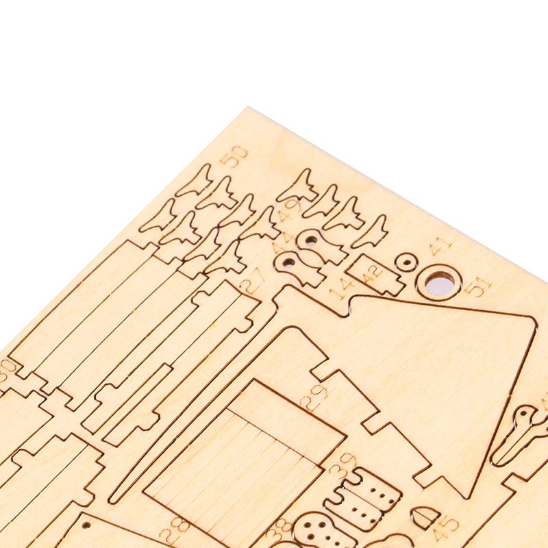 [GT] 1 peça 1:30 Filette modelo de barco à vela de madeira kit DIY montagem de navio decoração presente