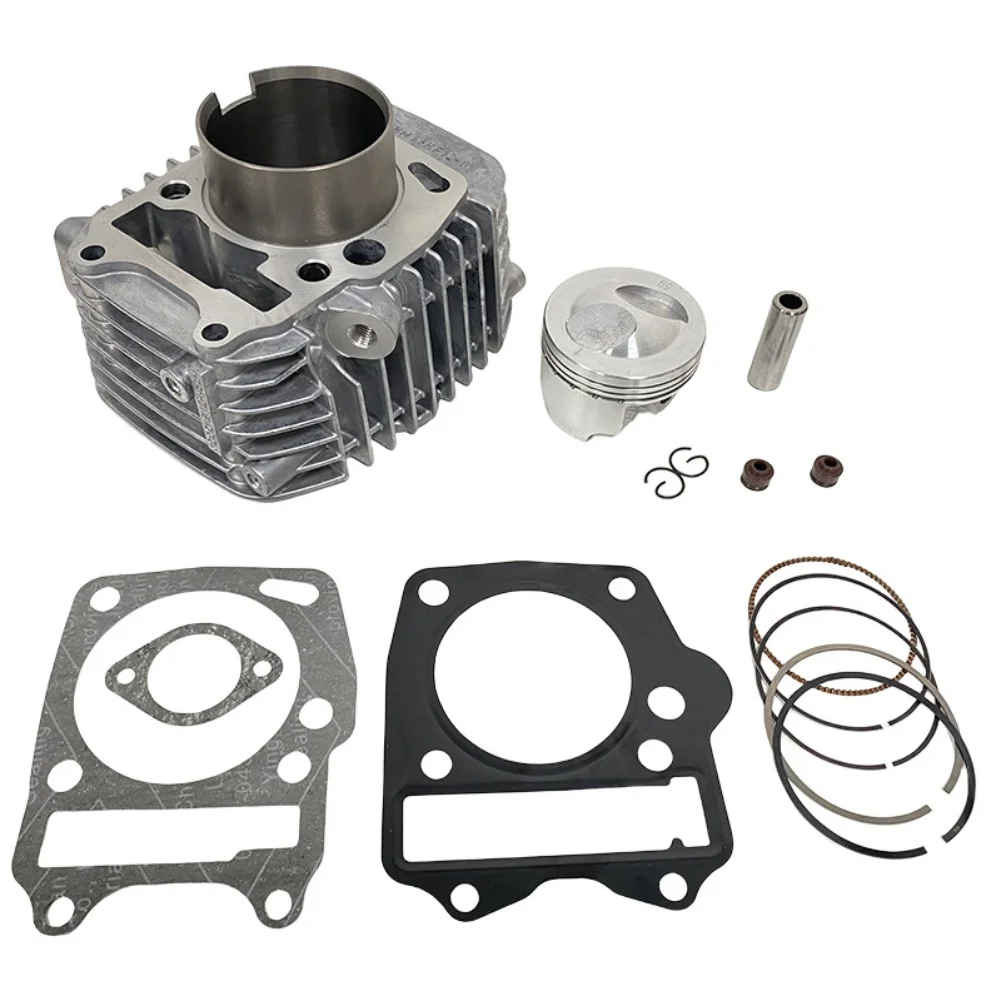 

Alloy Engine Cylinder 59MM Engine Cylinder Direct Replacement Engine Sleeve Cylinder High Universality Fitment