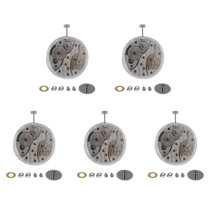 

Most-5X Watch Accessories Seagull ST3601 Homemade 6497 Movement Fine Tuning Manual Up-Chain Two-Pin Semi-Mechanical Movement