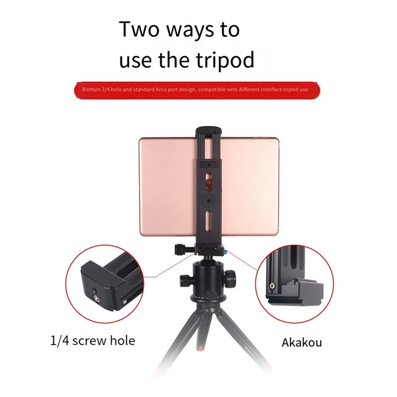 Tablethouder Met Koude Schoenadapter Tabletklemhouder 360 Graden Verstelbare Tabletstandaard